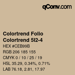 カラーコード: Colortrend Folio - Colortrend 5I2-4 | qconv.com