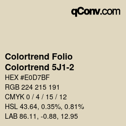 カラーコード: Colortrend Folio - Colortrend 5J1-2 | qconv.com
