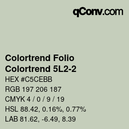 カラーコード: Colortrend Folio - Colortrend 5L2-2 | qconv.com