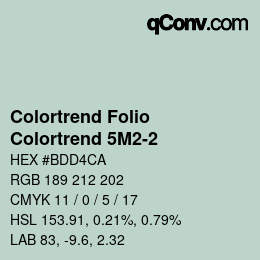 カラーコード: Colortrend Folio - Colortrend 5M2-2 | qconv.com