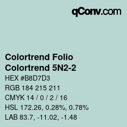 Farbcode: Colortrend Folio - Colortrend 5N2-2 | qconv.com