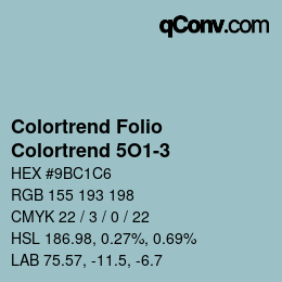 カラーコード: Colortrend Folio - Colortrend 5O1-3 | qconv.com
