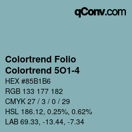 Código de color: Colortrend Folio - Colortrend 5O1-4 | qconv.com