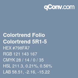 カラーコード: Colortrend Folio - Colortrend 5R1-5 | qconv.com