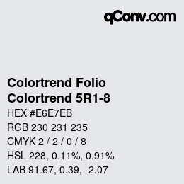 カラーコード: Colortrend Folio - Colortrend 5R1-8 | qconv.com