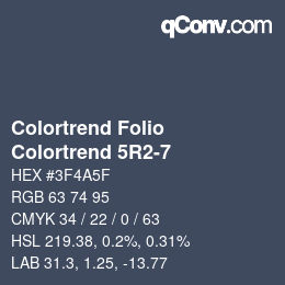 カラーコード: Colortrend Folio - Colortrend 5R2-7 | qconv.com