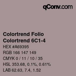 カラーコード: Colortrend Folio - Colortrend 6C1-4 | qconv.com