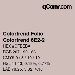 カラーコード: Colortrend Folio - Colortrend 6E2-2 | qconv.com