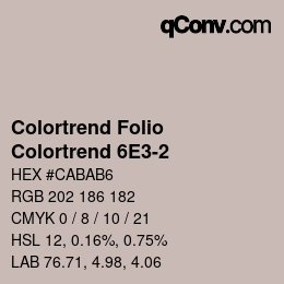 カラーコード: Colortrend Folio - Colortrend 6E3-2 | qconv.com