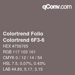 カラーコード: Colortrend Folio - Colortrend 6F3-6 | qconv.com