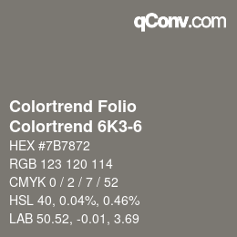 Farbcode: Colortrend Folio - Colortrend 6K3-6 | qconv.com