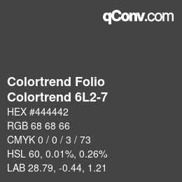 カラーコード: Colortrend Folio - Colortrend 6L2-7 | qconv.com