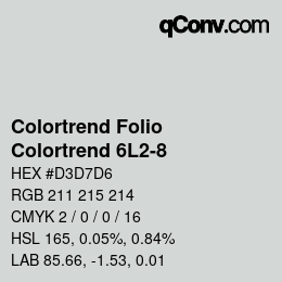カラーコード: Colortrend Folio - Colortrend 6L2-8 | qconv.com