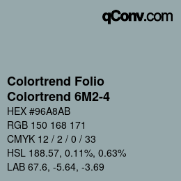 カラーコード: Colortrend Folio - Colortrend 6M2-4 | qconv.com