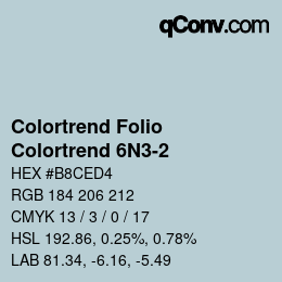 カラーコード: Colortrend Folio - Colortrend 6N3-2 | qconv.com