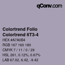カラーコード: Colortrend Folio - Colortrend 6T3-4 | qconv.com