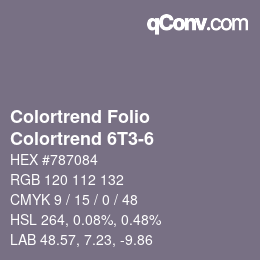 カラーコード: Colortrend Folio - Colortrend 6T3-6 | qconv.com
