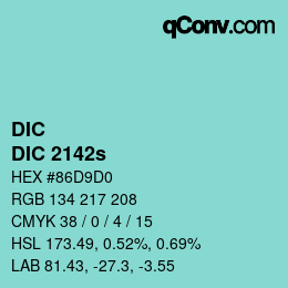 カラーコード: DIC - DIC 2142s | qconv.com