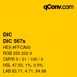 カラーコード: DIC - DIC 567s | qconv.com