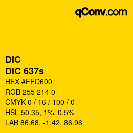 カラーコード: DIC - DIC 637s | qconv.com