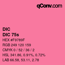 カラーコード: DIC - DIC 75s | qconv.com