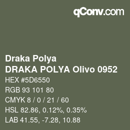 カラーコード: Draka Polya - DRAKA POLYA Olivo 0952 | qconv.com