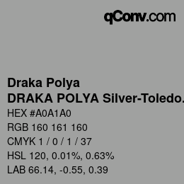 Código de color: Draka Polya - DRAKA POLYA Silver-Toledo 1350 | qconv.com