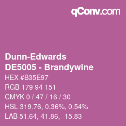 カラーコード: Dunn-Edwards - DE5005 - Brandywine | qconv.com