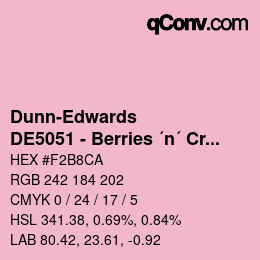 Color code: Dunn-Edwards - DE5051 - Berries ´n´ Cream | qconv.com