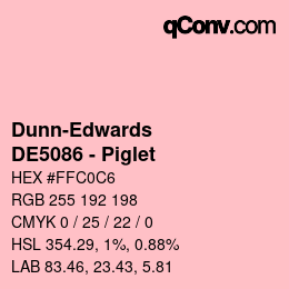 Color code: Dunn-Edwards - DE5086 - Piglet | qconv.com