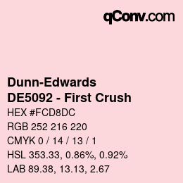 Color code: Dunn-Edwards - DE5092 - First Crush | qconv.com
