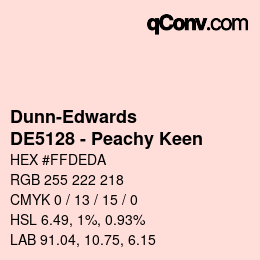 Color code: Dunn-Edwards - DE5128 - Peachy Keen | qconv.com