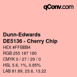 Color code: Dunn-Edwards - DE5136 - Cherry Chip | qconv.com