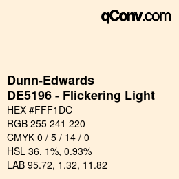 カラーコード: Dunn-Edwards - DE5196 - Flickering Light | qconv.com