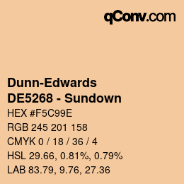 カラーコード: Dunn-Edwards - DE5268 - Sundown | qconv.com