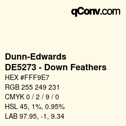 Color code: Dunn-Edwards - DE5273 - Down Feathers | qconv.com