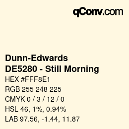 Code couleur: Dunn-Edwards - DE5280 - Still Morning | qconv.com