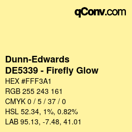 カラーコード: Dunn-Edwards - DE5339 - Firefly Glow | qconv.com