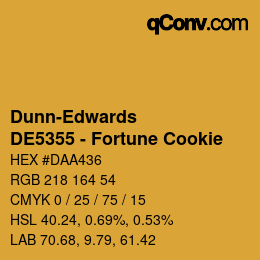 カラーコード: Dunn-Edwards - DE5355 - Fortune Cookie | qconv.com
