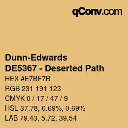 Código de color: Dunn-Edwards - DE5367 - Deserted Path | qconv.com