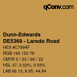 Código de color: Dunn-Edwards - DE5369 - Laredo Road | qconv.com