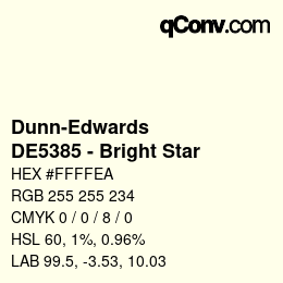 Color code: Dunn-Edwards - DE5385 - Bright Star | qconv.com