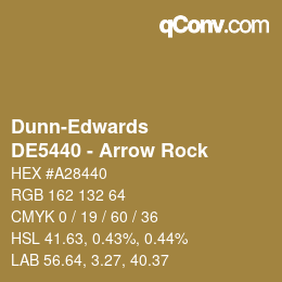 カラーコード: Dunn-Edwards - DE5440 - Arrow Rock | qconv.com
