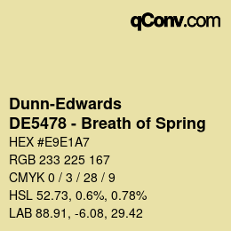 Color code: Dunn-Edwards - DE5478 - Breath of Spring | qconv.com