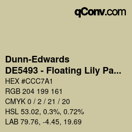 Color code: Dunn-Edwards - DE5493 - Floating Lily Pad | qconv.com