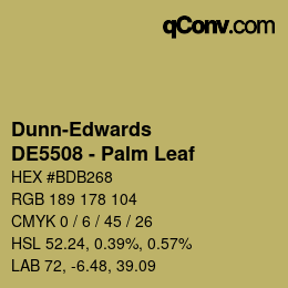 Farbcode: Dunn-Edwards - DE5508 - Palm Leaf | qconv.com