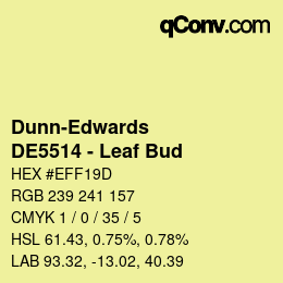 Color code: Dunn-Edwards - DE5514 - Leaf Bud | qconv.com