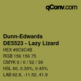 Color code: Dunn-Edwards - DE5523 - Lazy Lizard | qconv.com