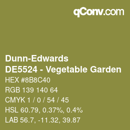 Código de color: Dunn-Edwards - DE5524 - Vegetable Garden | qconv.com