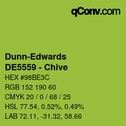 Color code: Dunn-Edwards - DE5559 - Chive  | qconv.com